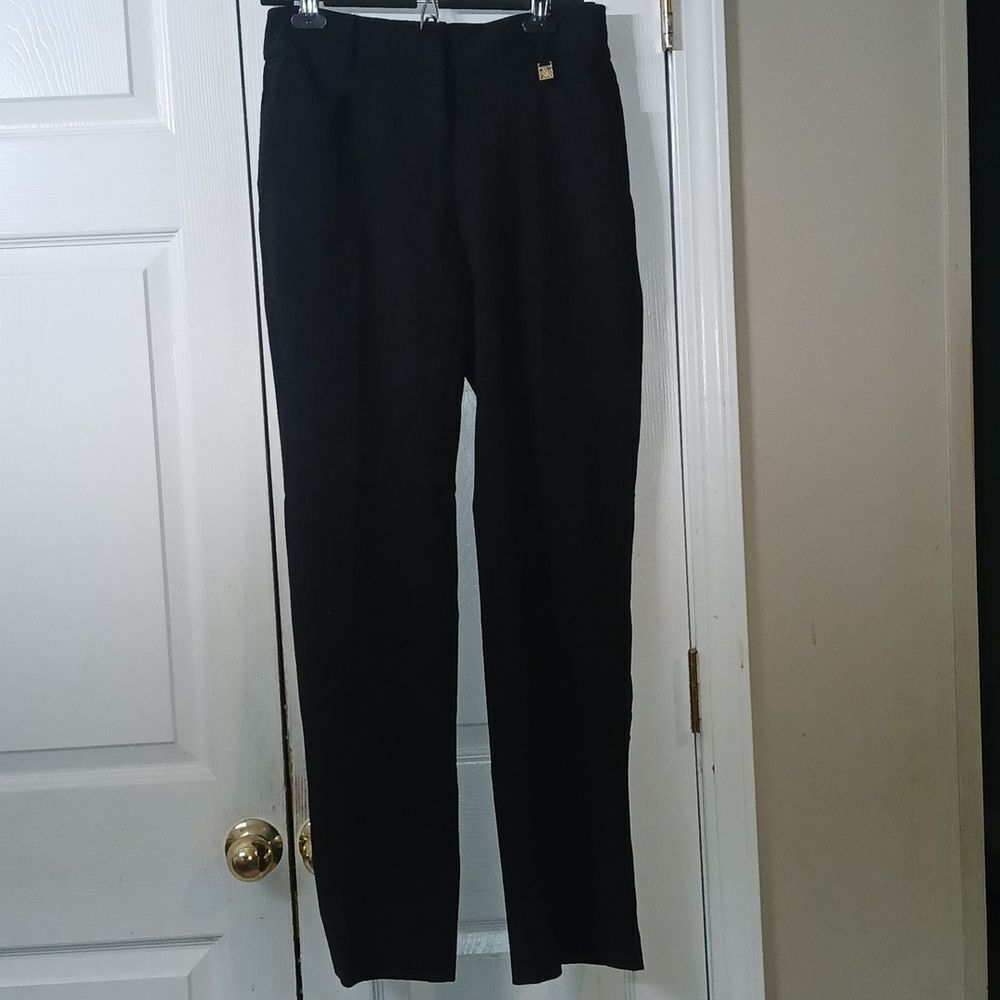 Anne Klein black dress pants with front pockets Sz 2 NWOT